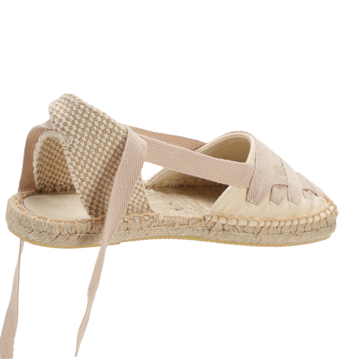 Women's Lace-Up Espadrille Flats  Closed Toe Summer Sandals