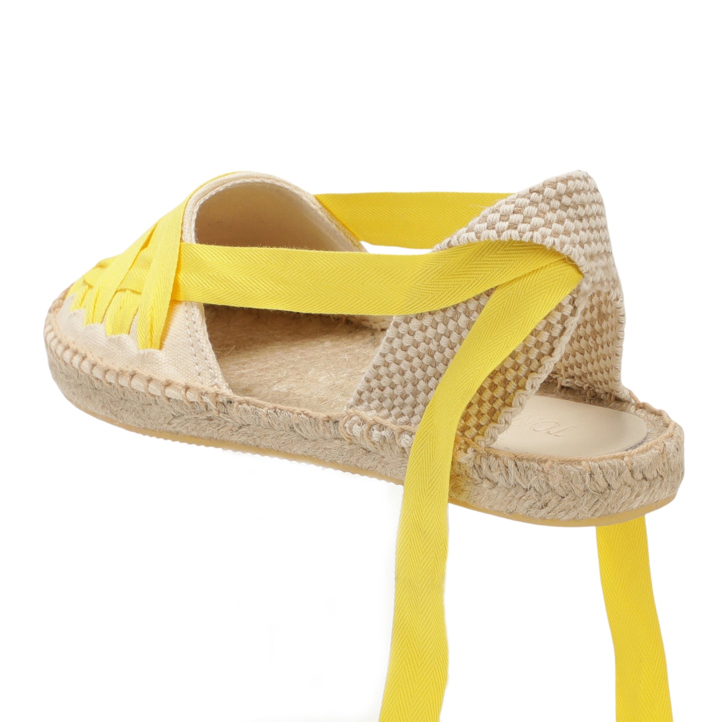 Women's Lace-Up Espadrille Flats  Closed Toe Summer Sandals