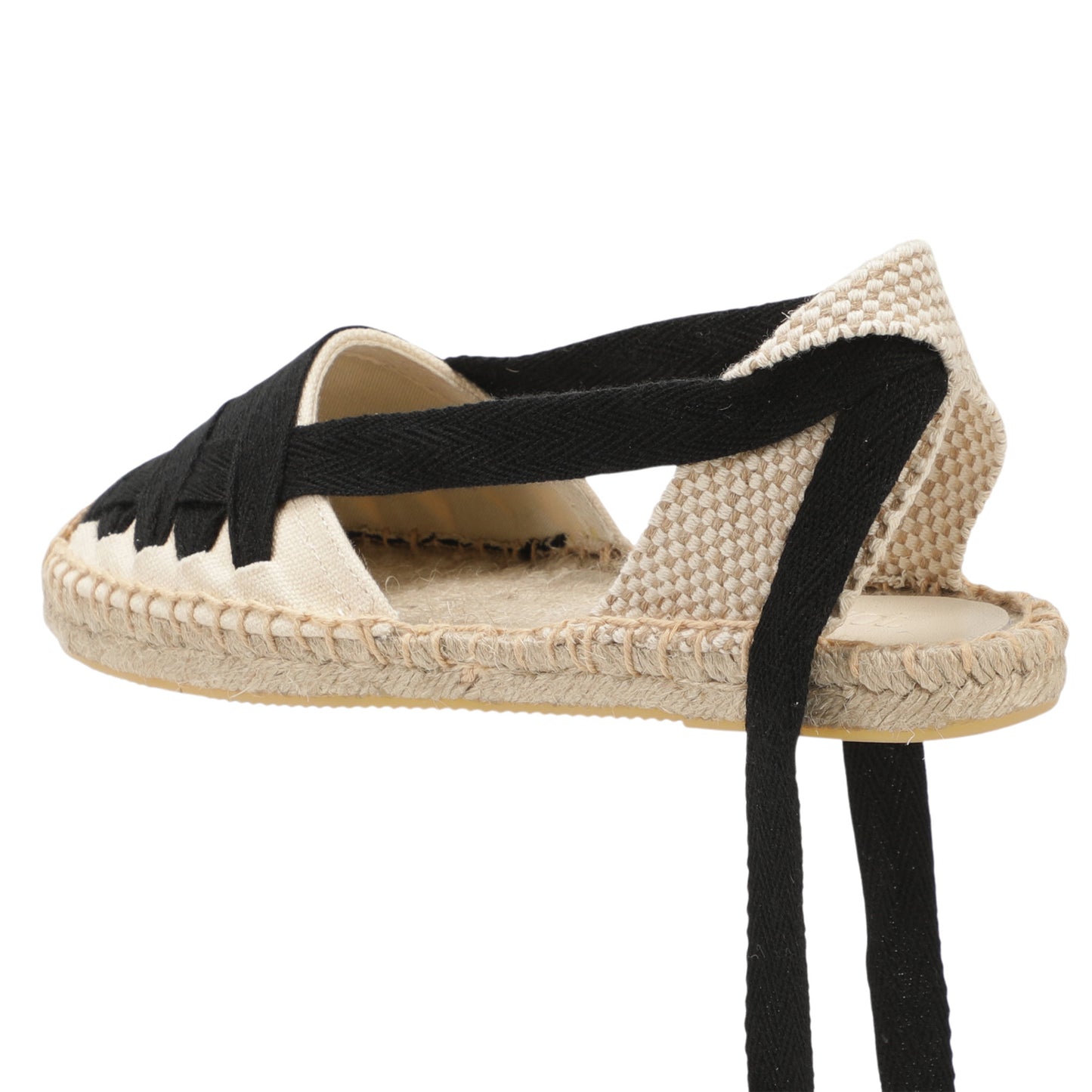 Women's Lace-Up Espadrille Flats  Closed Toe Summer Sandals
