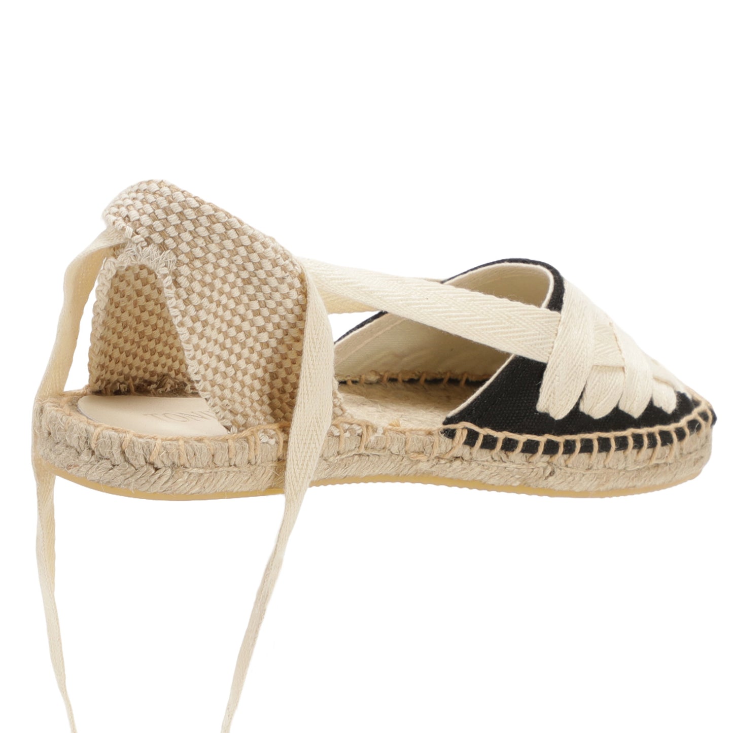 Women's Lace-Up Espadrille Flats  Closed Toe Summer Sandals