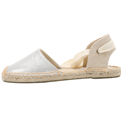 TONIVIS Women's Leather Espadrille Flats