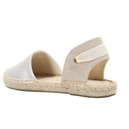 TONIVIS Women's Leather Espadrille Flats