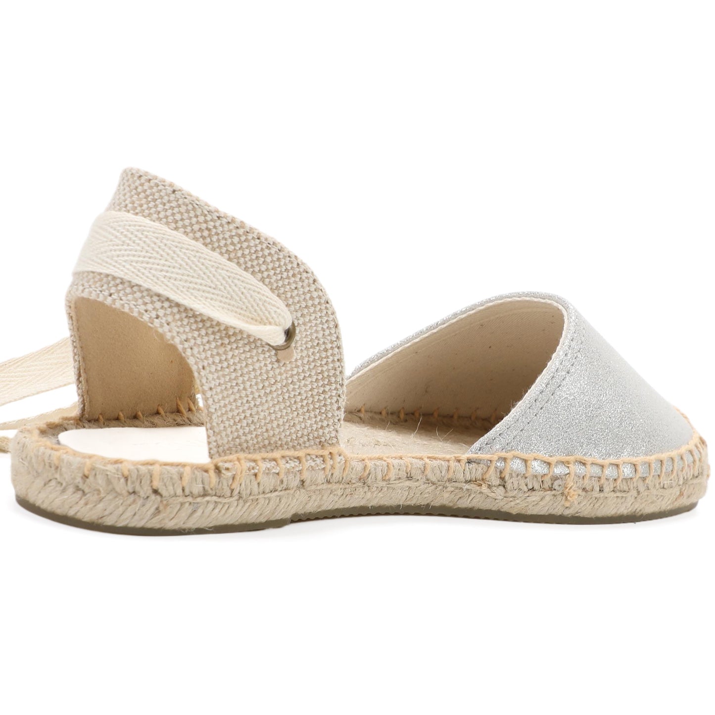 TONIVIS Women's Leather Espadrille Flats