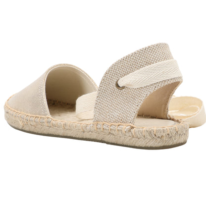 TONIVIS Women's Leather Espadrille Flats