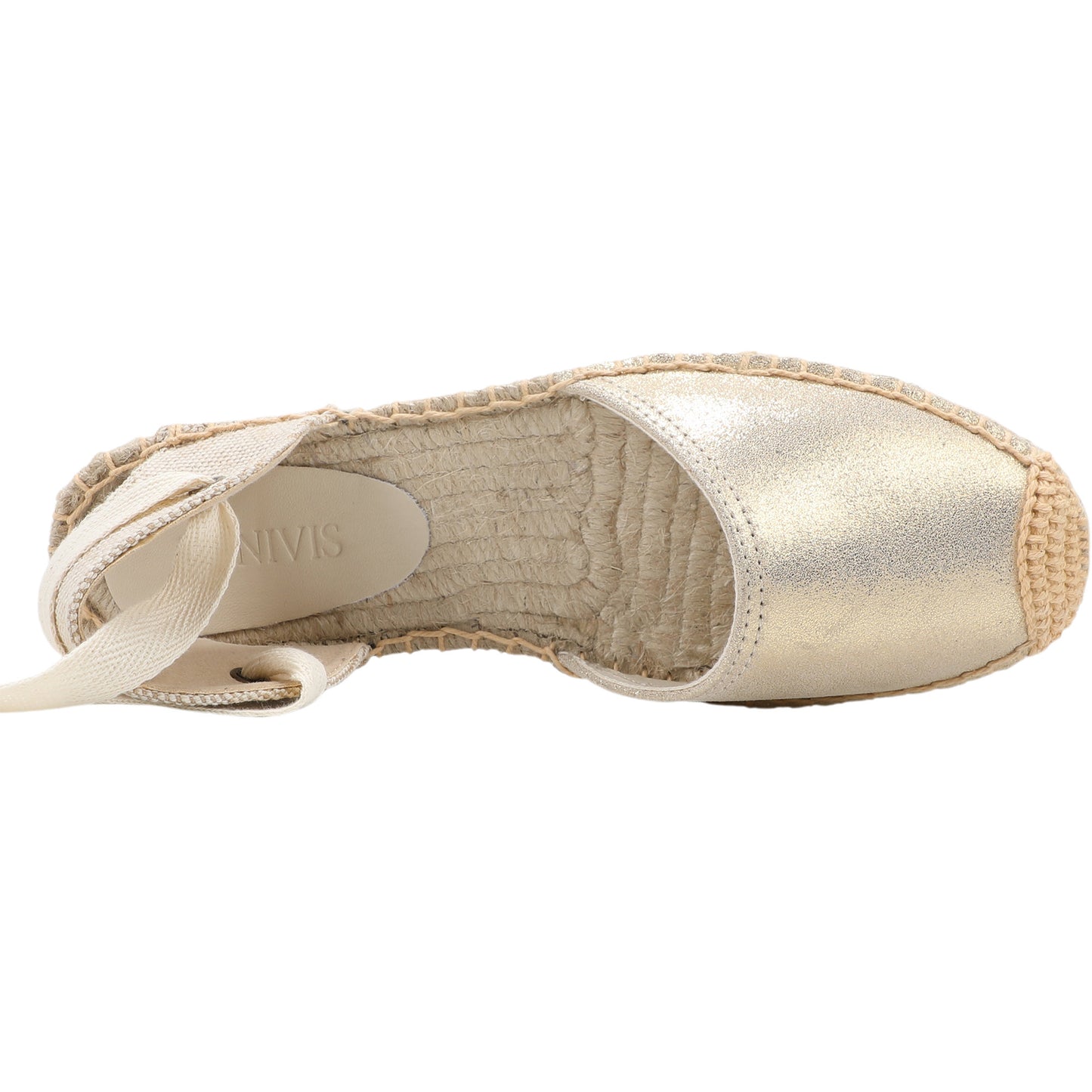 TONIVIS Women's Leather Espadrille Flats