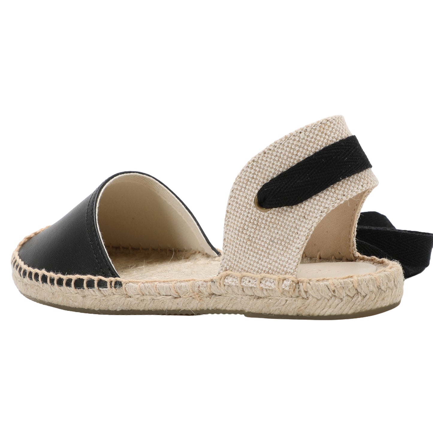 TONIVIS Women's Leather Espadrille Flats
