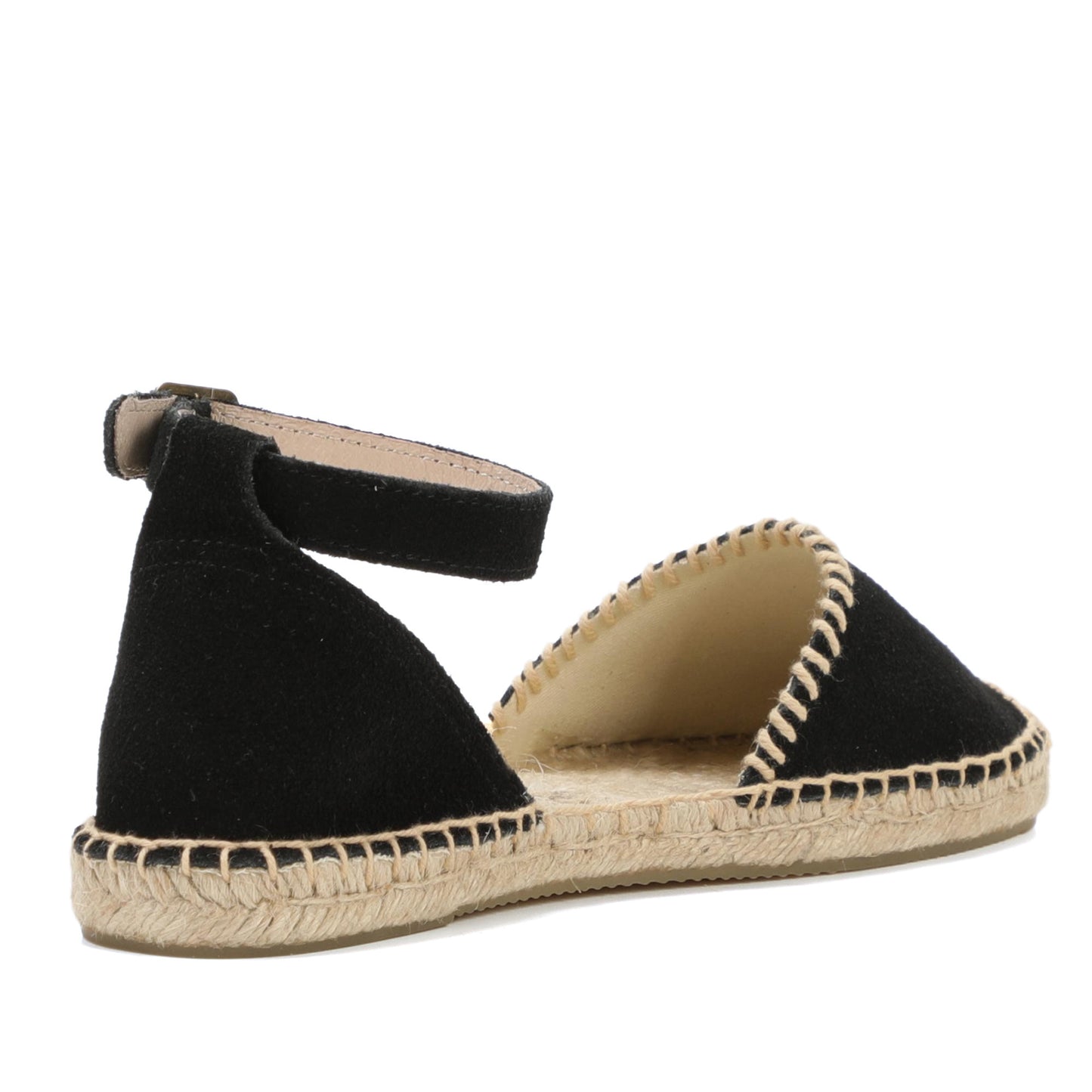 Women's Suede Ankle Strap Espadrille Sandals | Summer Flat Shoes