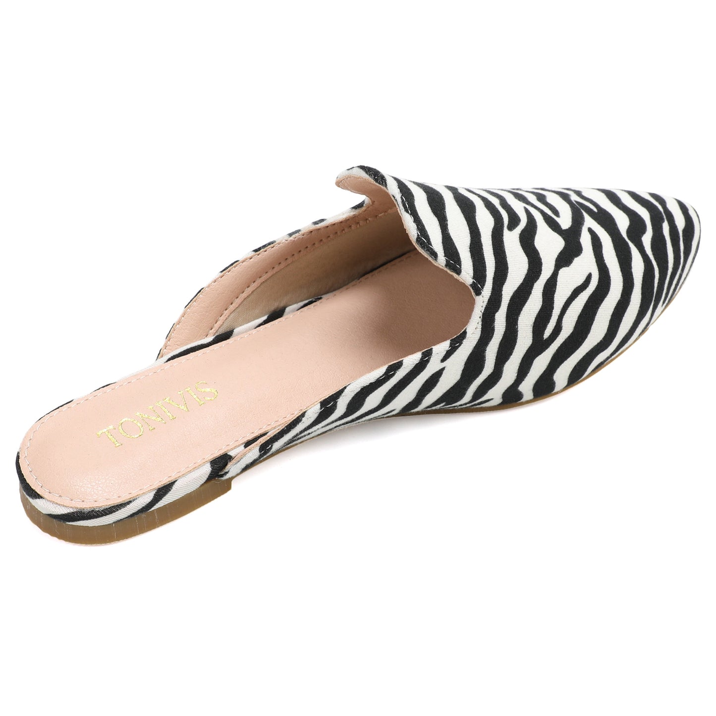 Leopard Print Pointed Toe Mules – Effortless Slip-On Flats