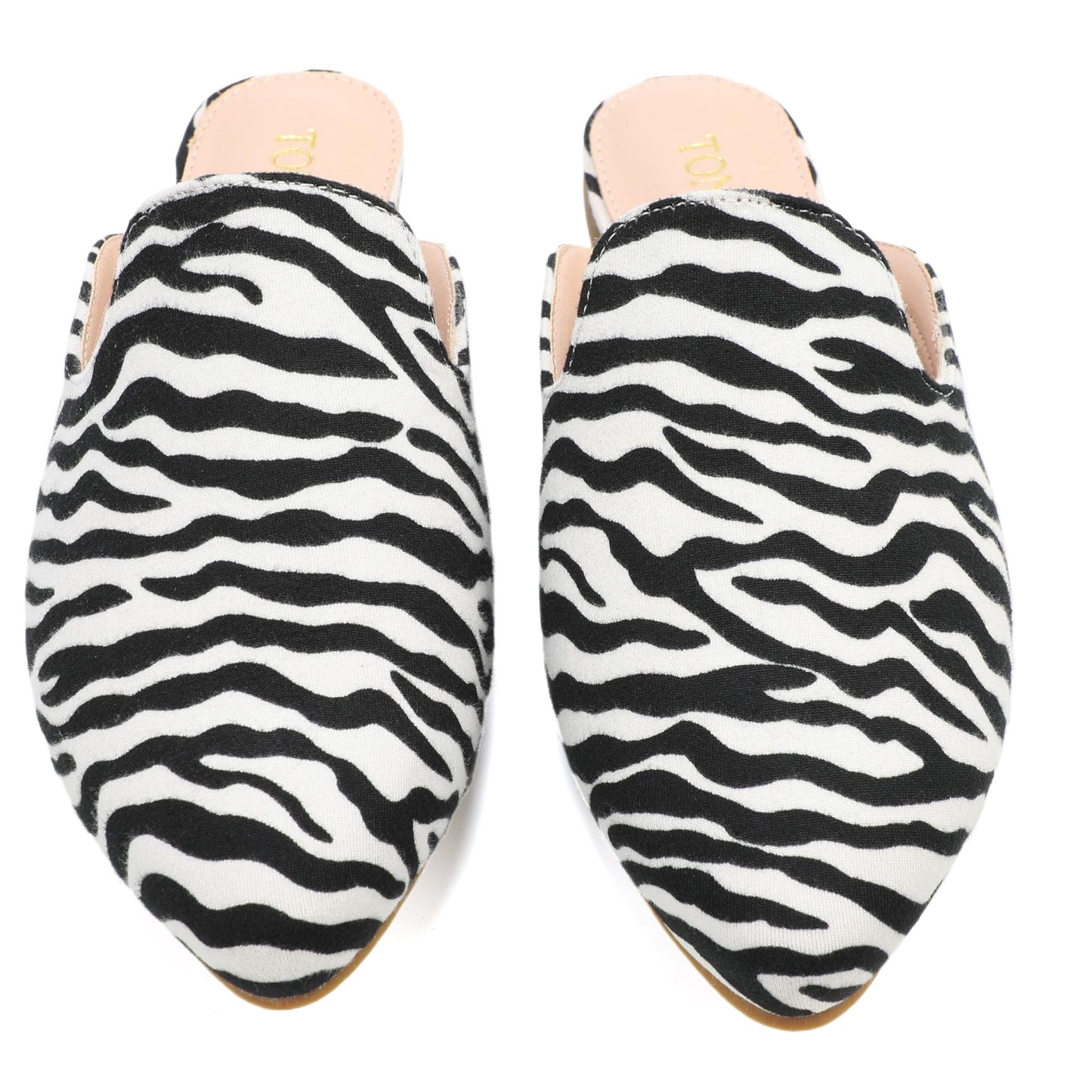 Leopard Print Pointed Toe Mules – Effortless Slip-On Flats