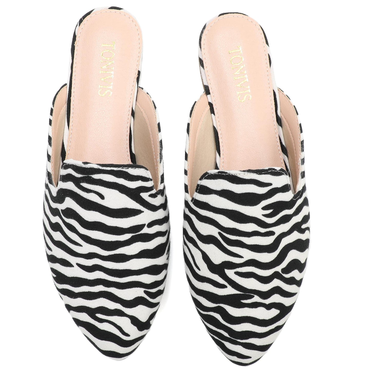 Leopard Print Pointed Toe Mules – Effortless Slip-On Flats