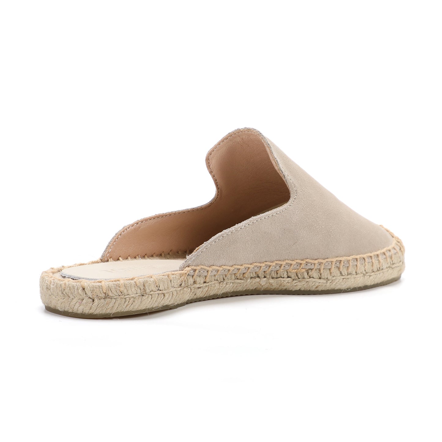 Women's Suede Espadrille Mule Flats | Comfortable Summer Slip-On Shoes