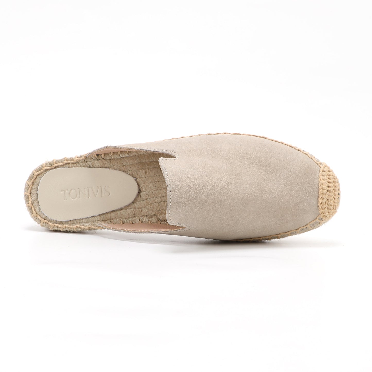 Women's Suede Espadrille Mule Flats | Comfortable Summer Slip-On Shoes