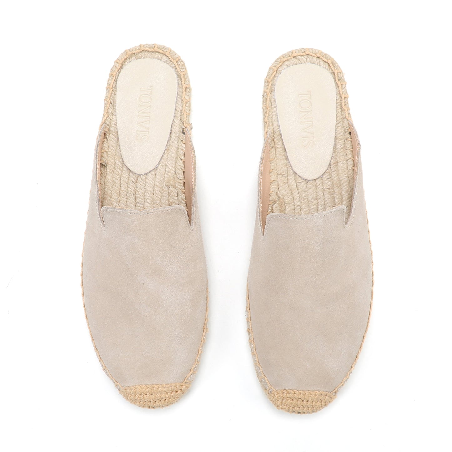 Women's Suede Espadrille Mule Flats | Comfortable Summer Slip-On Shoes