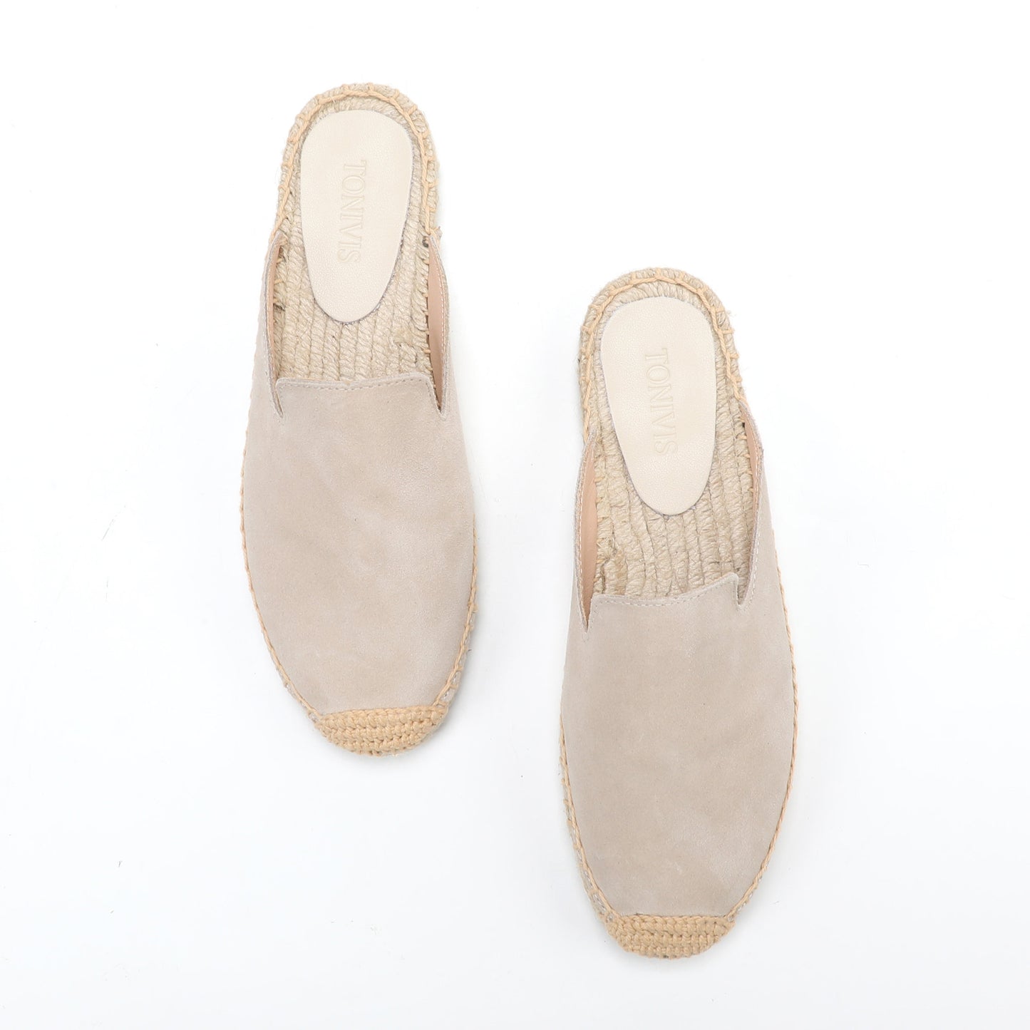 Women's Suede Espadrille Mule Flats | Comfortable Summer Slip-On Shoes