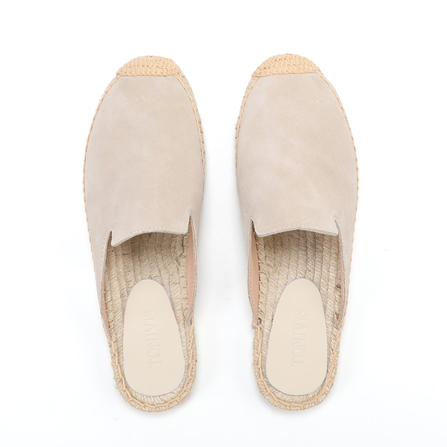Women's Suede Espadrille Mule Flats | Comfortable Summer Slip-On Shoes