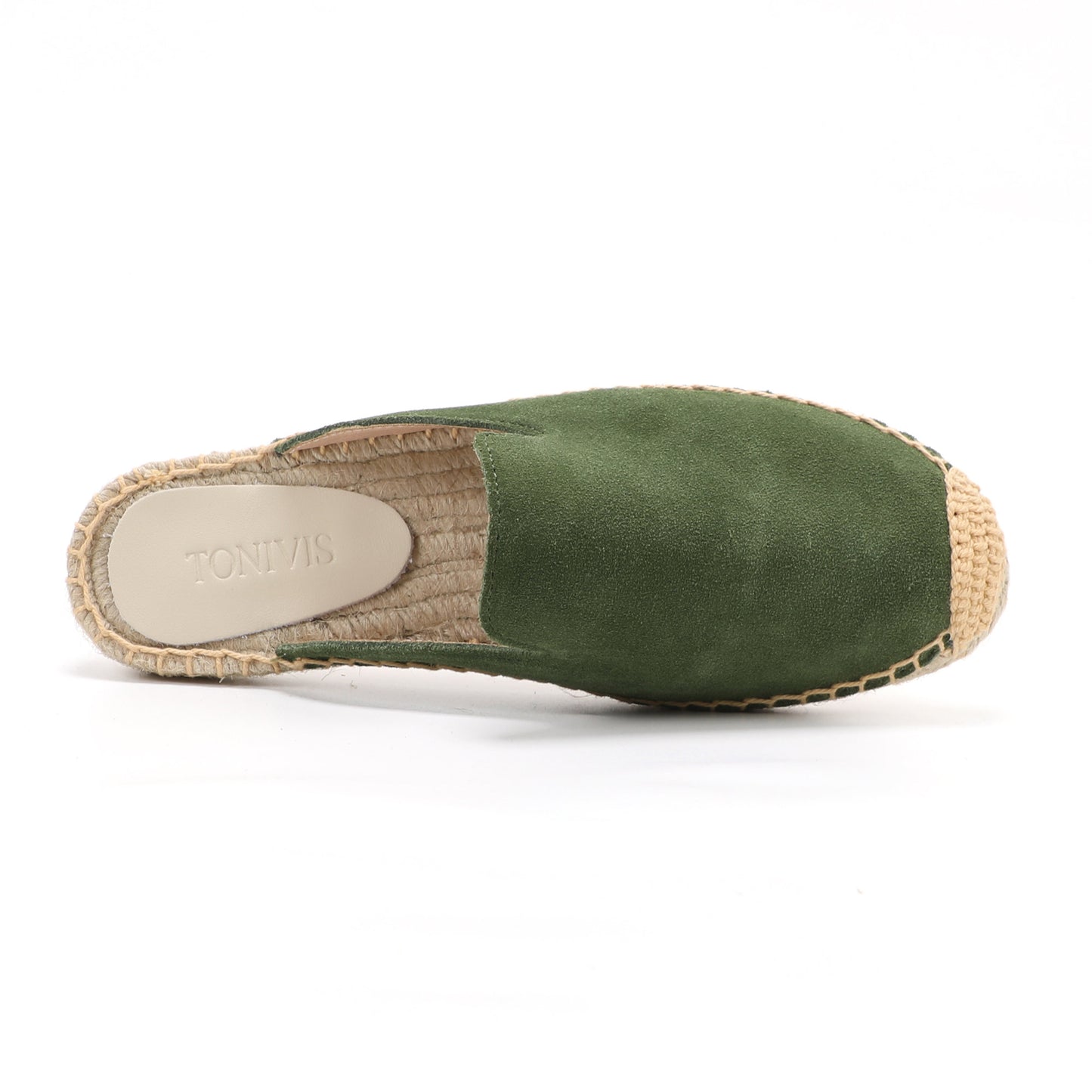Women's Suede Espadrille Mule Flats | Comfortable Summer Slip-On Shoes