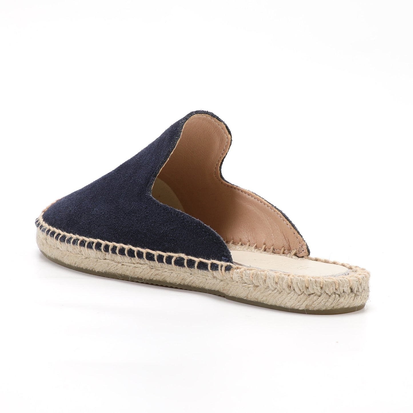 Women's Suede Espadrille Mule Flats | Comfortable Summer Slip-On Shoes