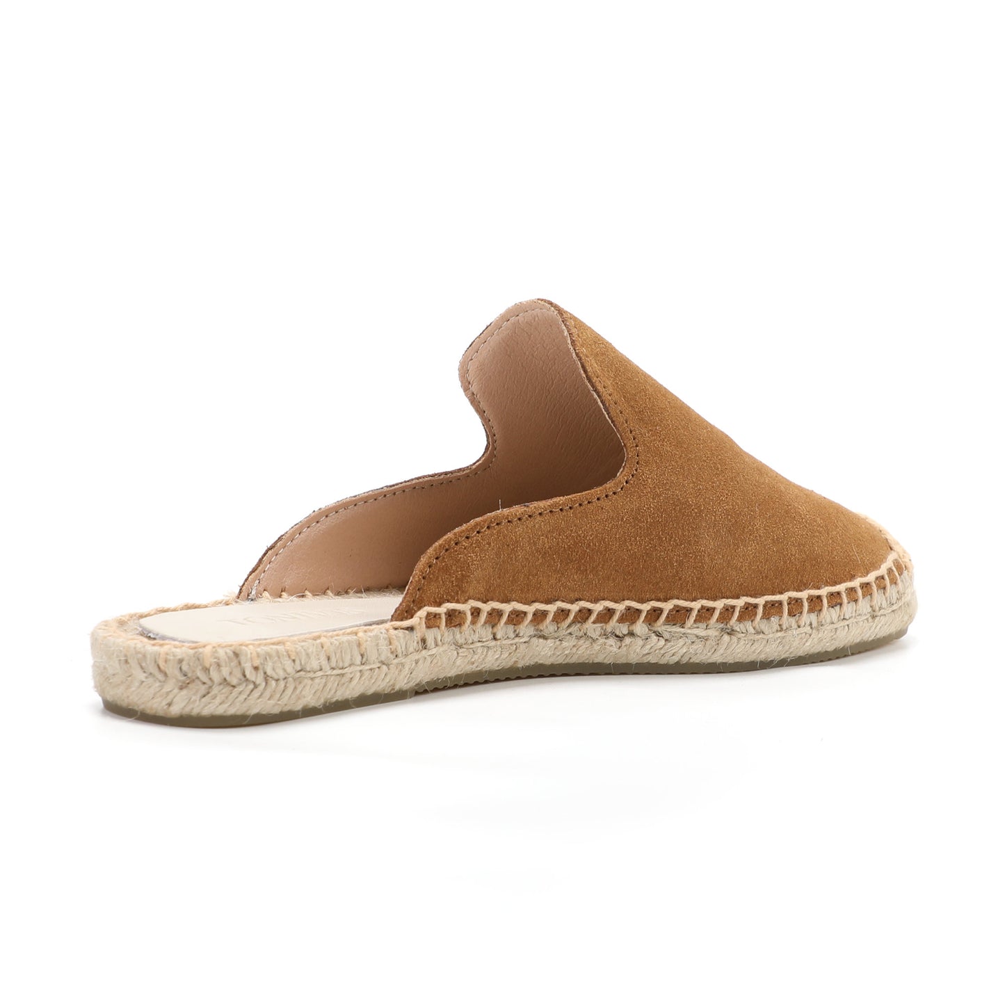 Women's Suede Espadrille Mule Flats | Comfortable Summer Slip-On Shoes