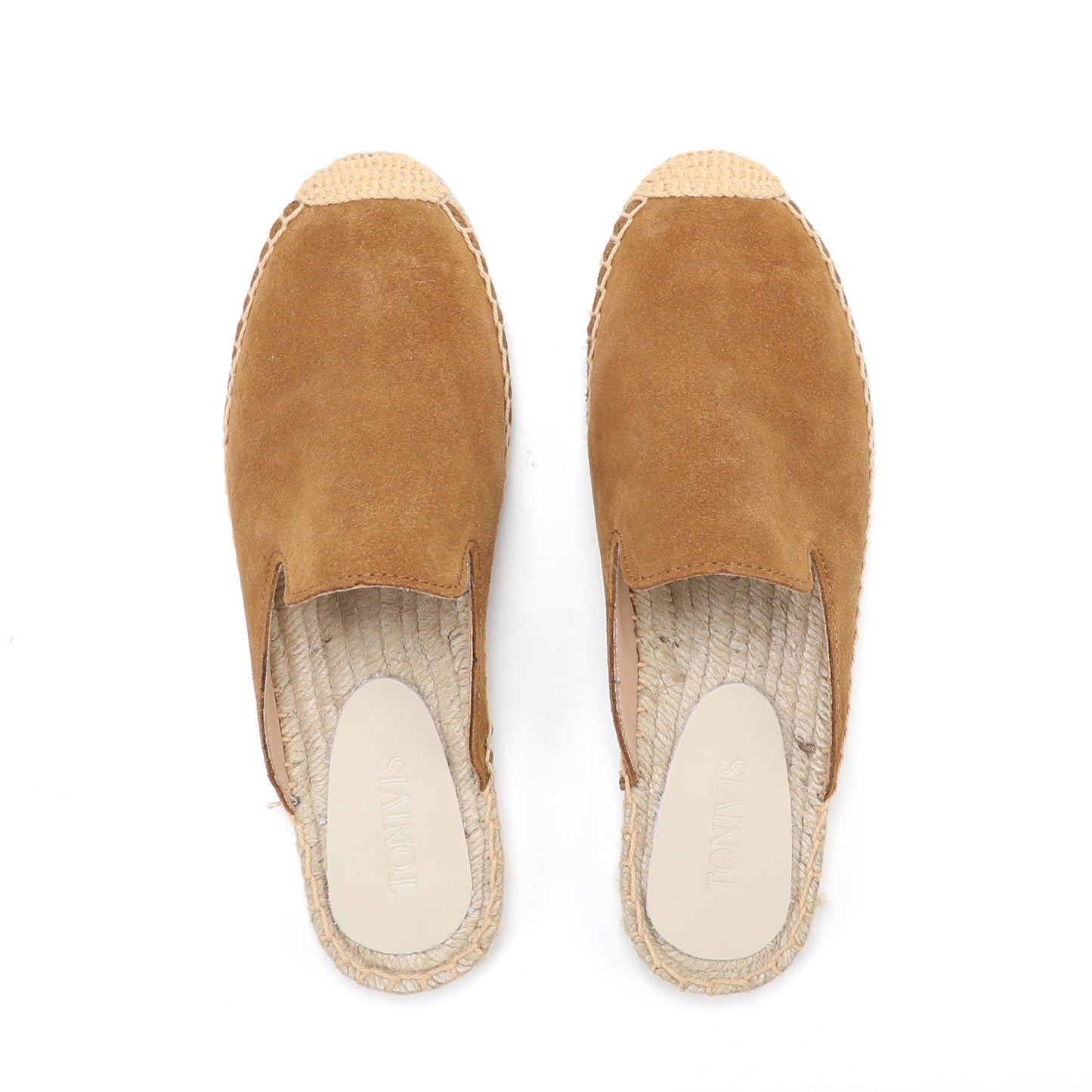 Women's Suede Espadrille Mule Flats | Comfortable Summer Slip-On Shoes