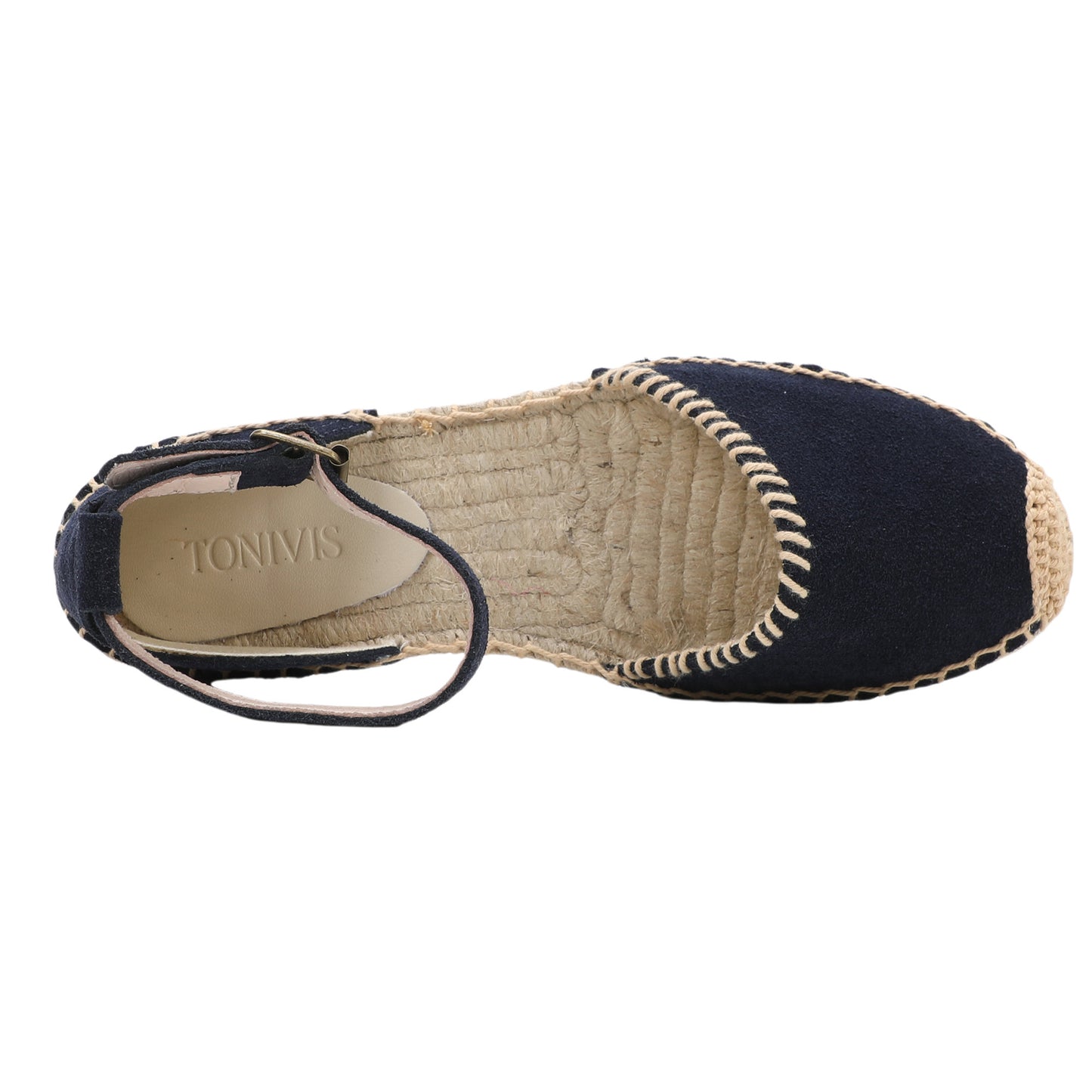Women's Suede Ankle Strap Espadrille Sandals | Summer Flat Shoes