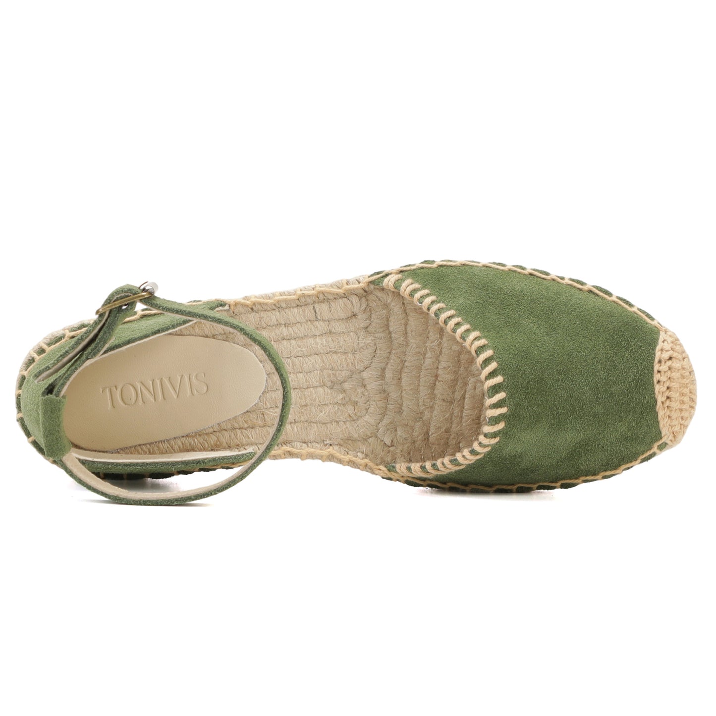 Women's Suede Ankle Strap Espadrille Sandals | Summer Flat Shoes