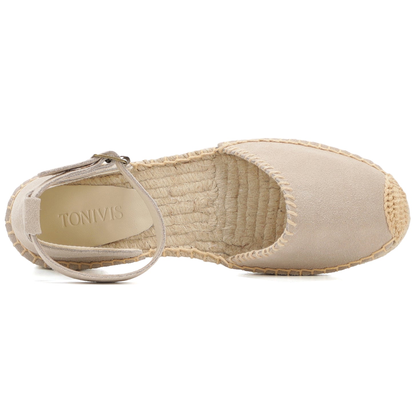 Women's Suede Ankle Strap Espadrille Sandals | Summer Flat Shoes