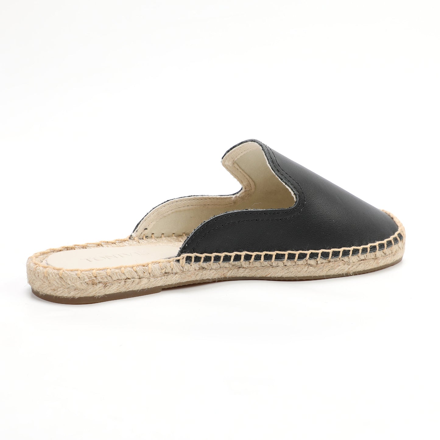 Women's Genuine Leather Mule Espadrilles | Summer Slip-On Flats