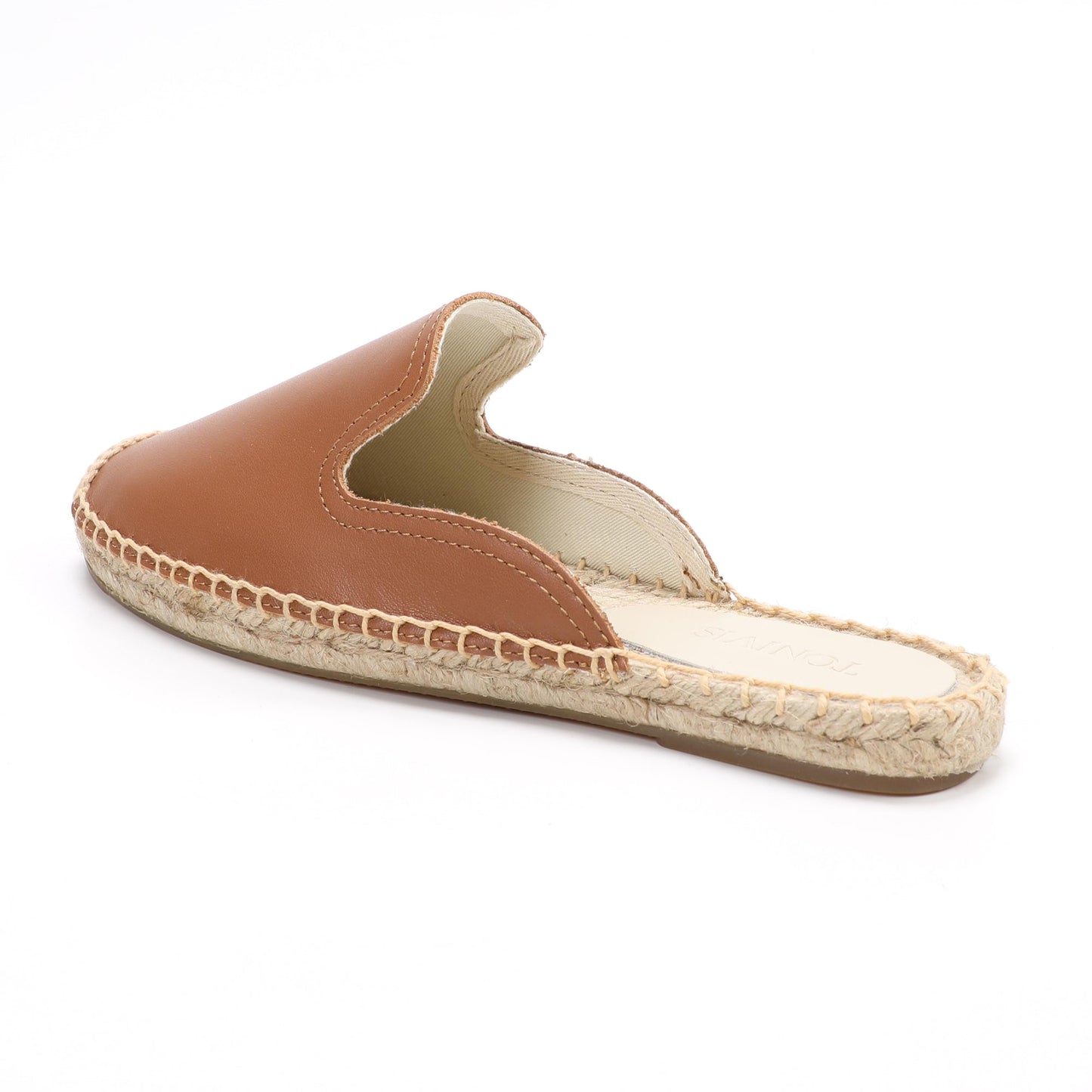 Women's Genuine Leather Mule Espadrilles | Summer Slip-On Flats