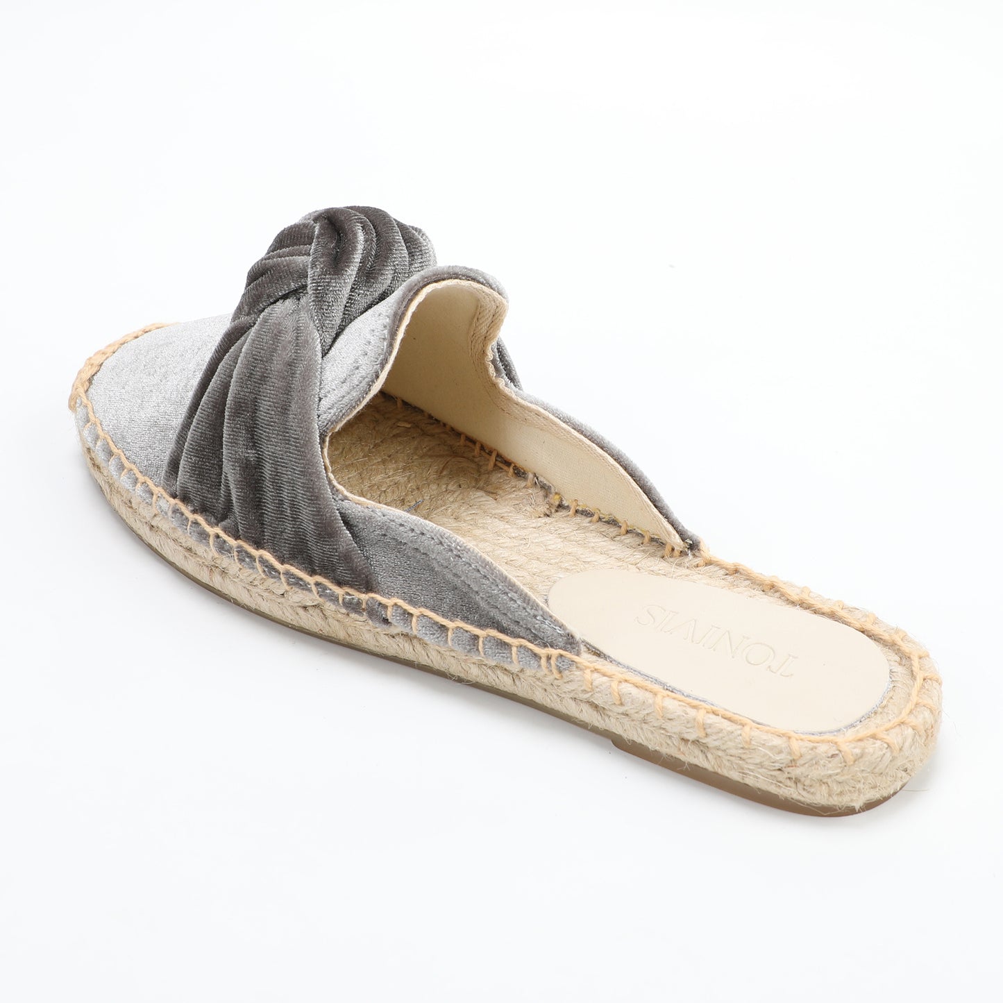 Women's Bow Knot Mule Espadrilles | Summer Slip-On Flats