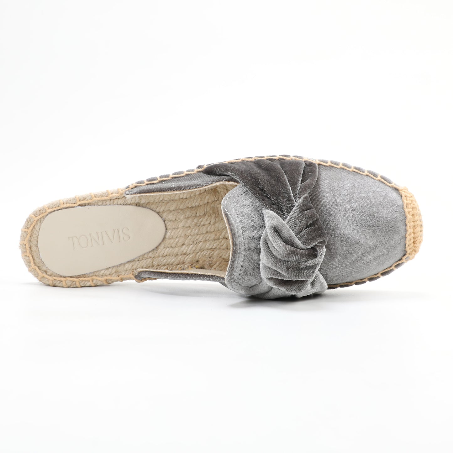 Women's Bow Knot Mule Espadrilles | Summer Slip-On Flats