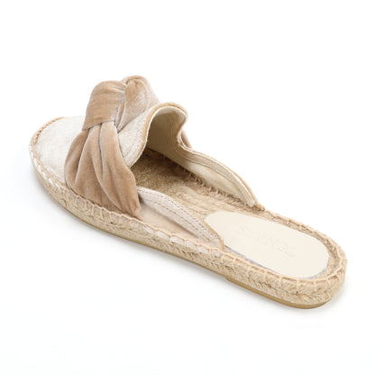 Women's Bow Knot Mule Espadrilles | Summer Slip-On Flats