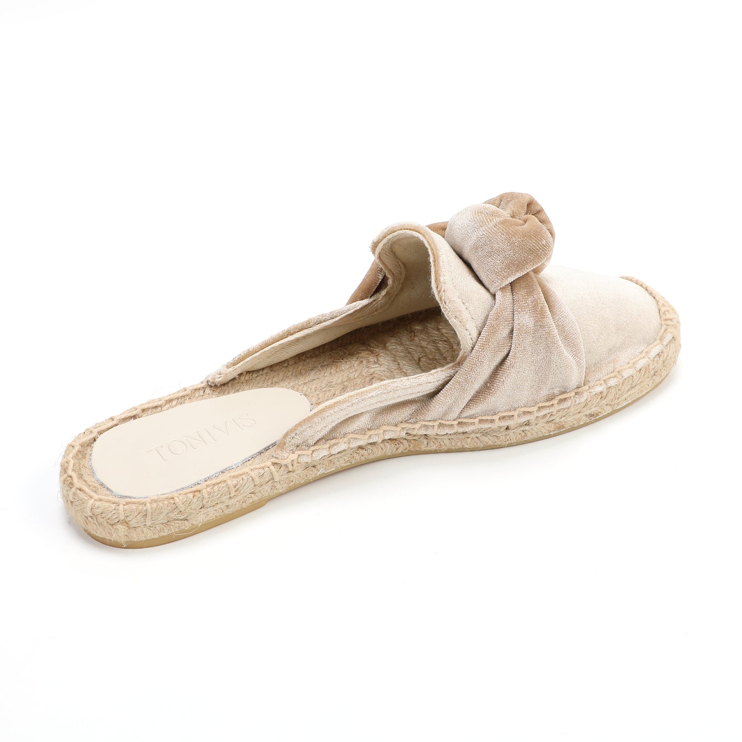 Women's Bow Knot Mule Espadrilles | Summer Slip-On Flats