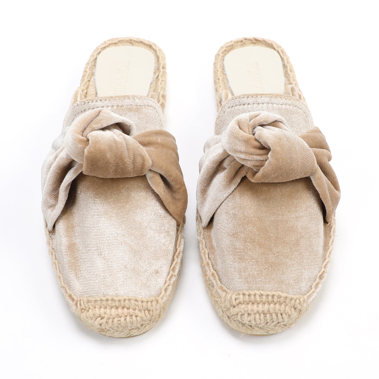 Women's Bow Knot Mule Espadrilles | Summer Slip-On Flats