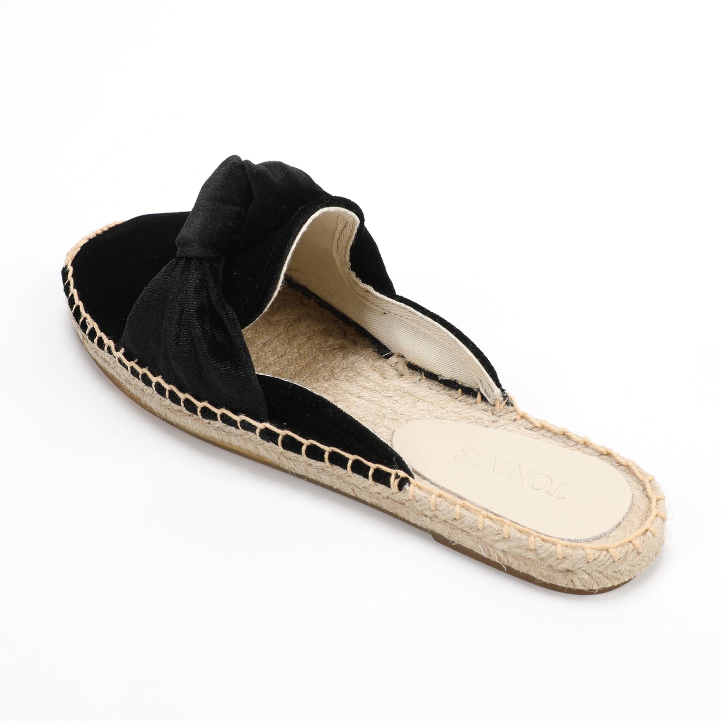 Women's Bow Knot Mule Espadrilles | Summer Slip-On Flats