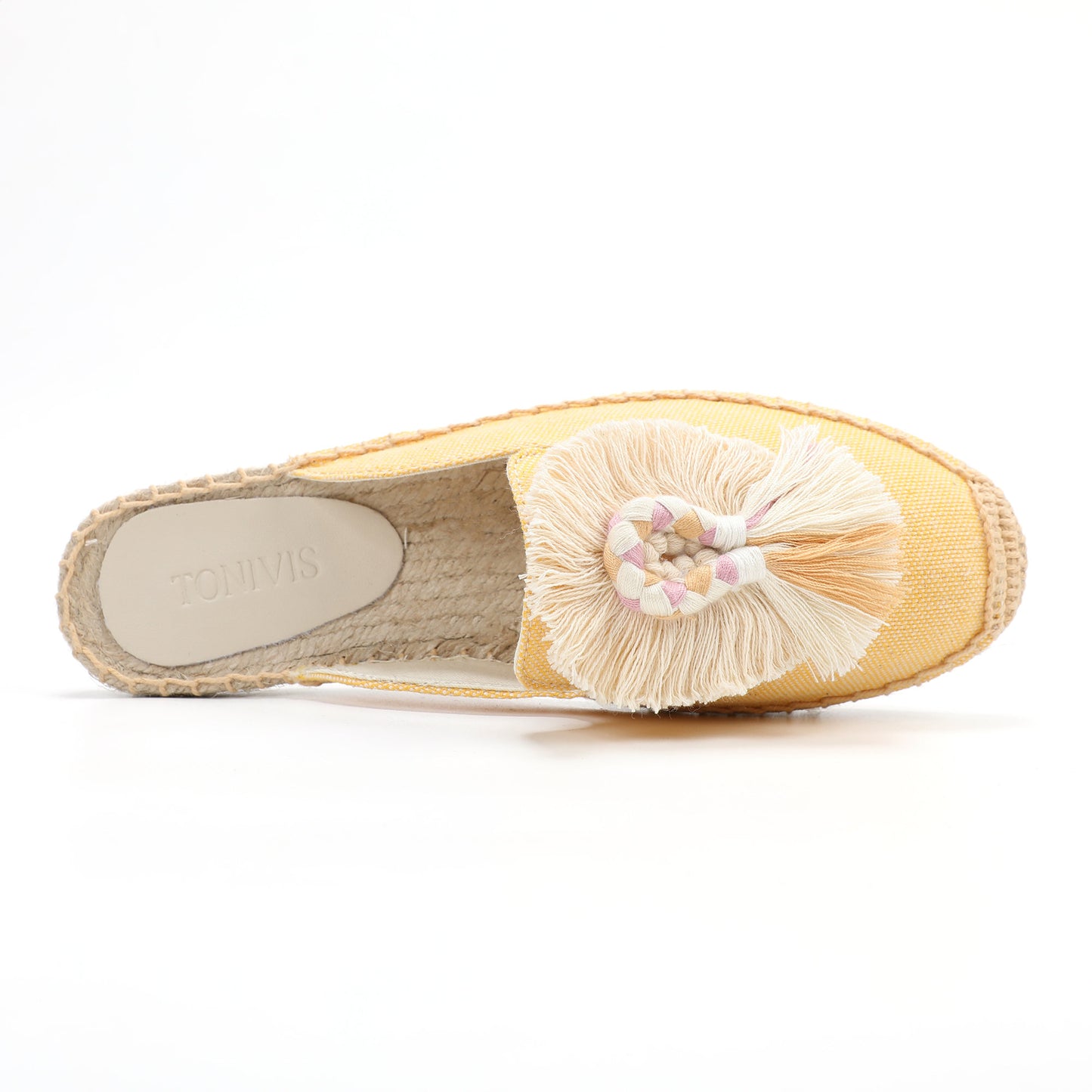 Women's Bohemian Pom Pom Mule Espadrilles | Summer Resort Flats