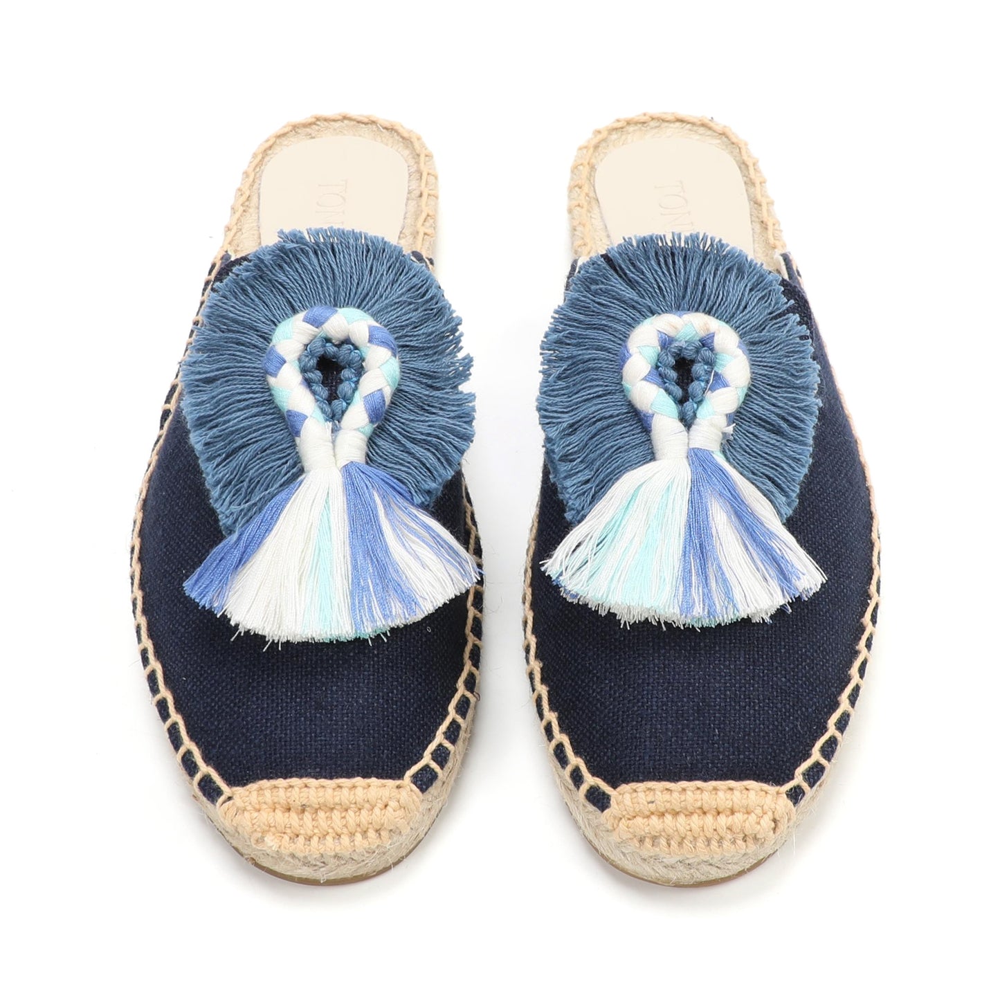 Women's Bohemian Pom Pom Mule Espadrilles | Summer Resort Flats