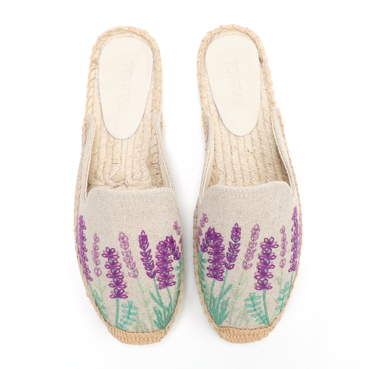 Women's Wildflower Embroidered Espadrille Mules | Casual Summer Flats