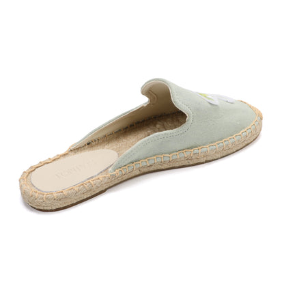 Playful Embroidered Espadrille Mules for Women | TONIVIS