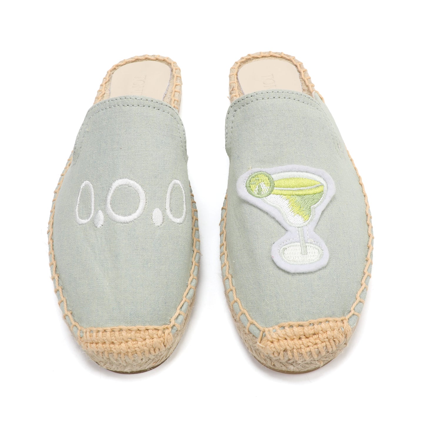 Playful Embroidered Espadrille Mules for Women | TONIVIS