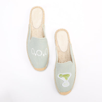 Playful Embroidered Espadrille Mules for Women | TONIVIS