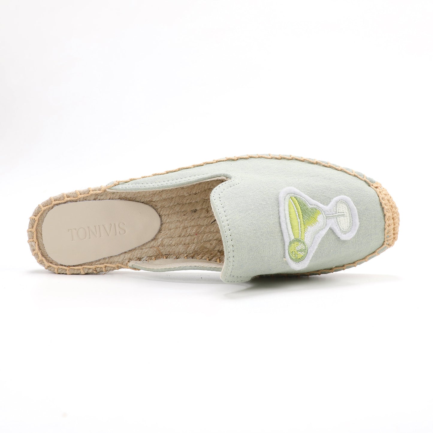 Playful Embroidered Espadrille Mules for Women | TONIVIS