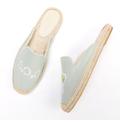 Playful Embroidered Espadrille Mules for Women | TONIVIS