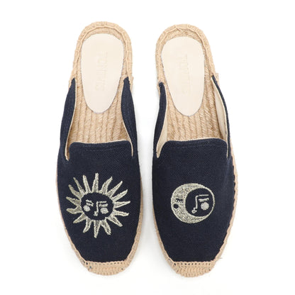 Playful Embroidered Espadrille Mules for Women | TONIVIS