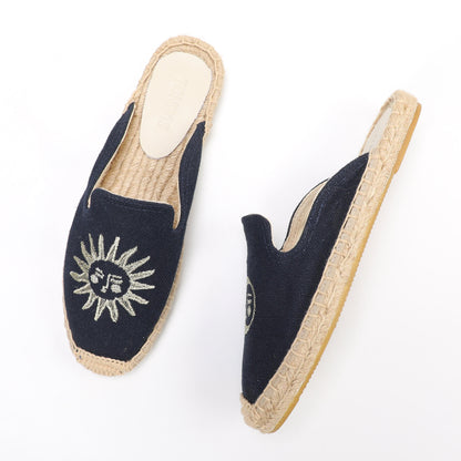 Playful Embroidered Espadrille Mules for Women | TONIVIS