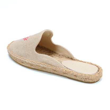 Playful Embroidered Espadrille Mules for Women | TONIVIS