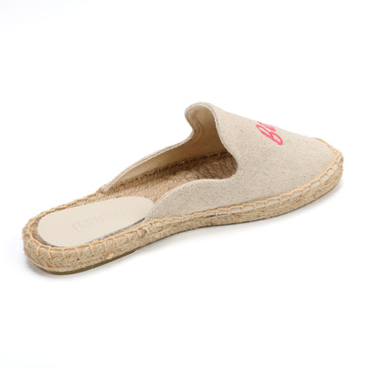 Playful Embroidered Espadrille Mules for Women | TONIVIS