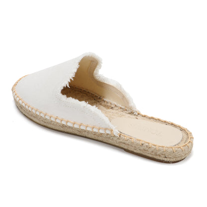 Women's Wool & Denim Espadrille Mules
