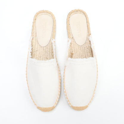 Women's Wool & Denim Espadrille Mules
