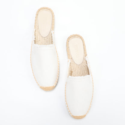 Women's Wool & Denim Espadrille Mules