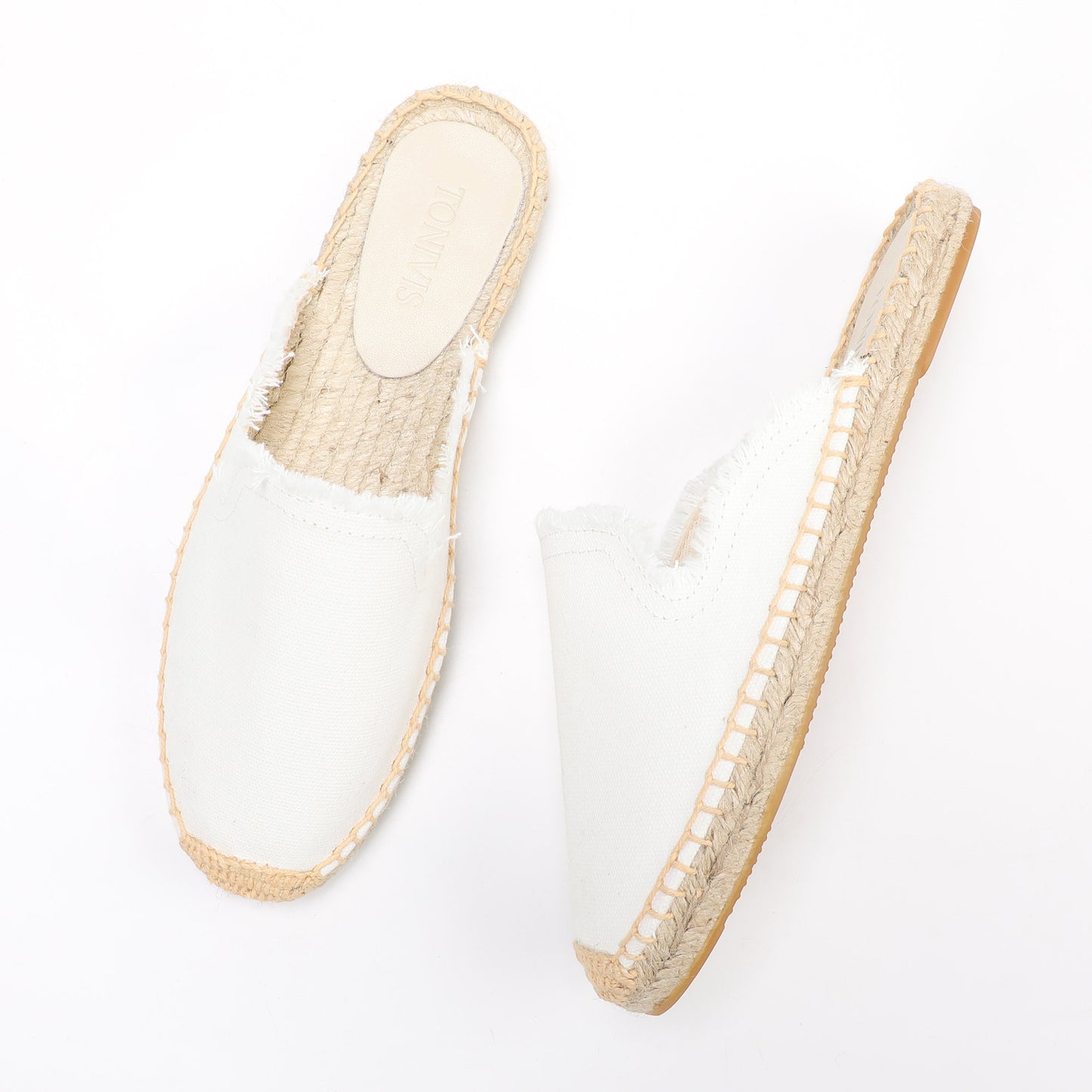 Women's Wool & Denim Espadrille Mules